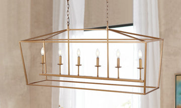 Pagoda Lantern Metal LED Pendant